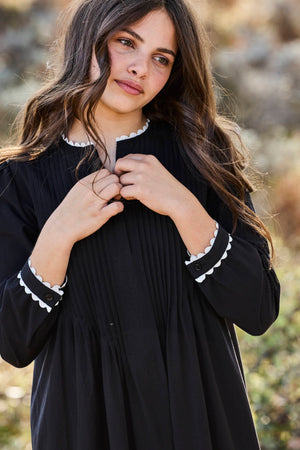 OLIVIA SCALLOPED MAXI