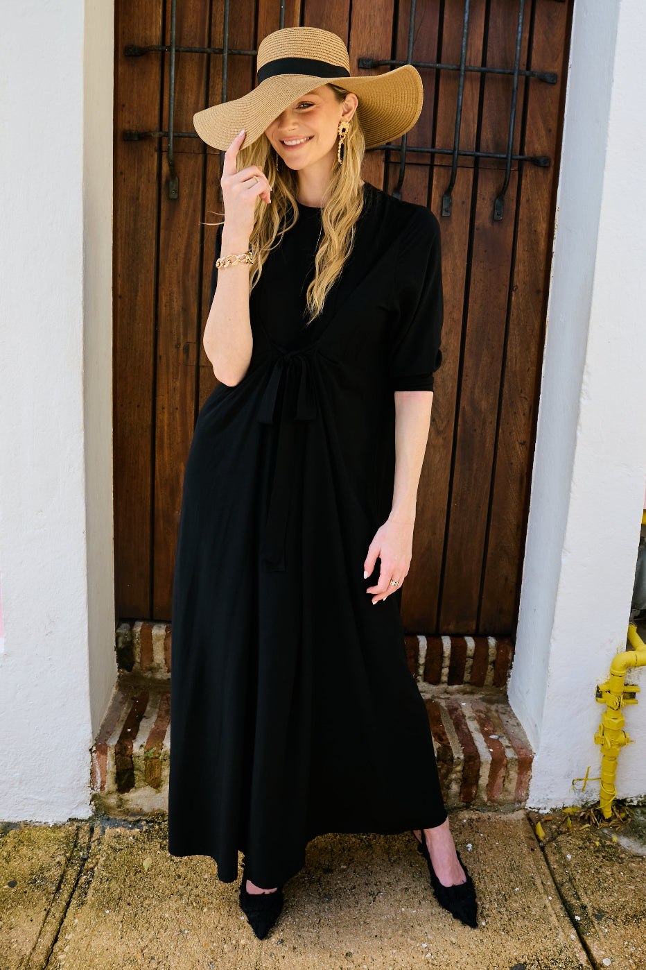 ALLIE MAXI-BLACK