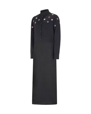 AVA EMBROIDERED CARDI MAXI