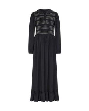 HARPER STITCHED SMOCKED MAXI