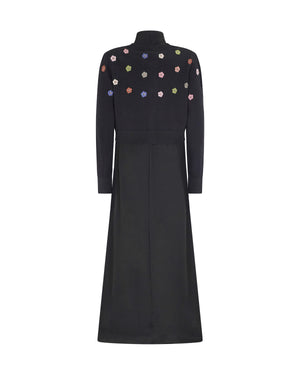 AVA EMBROIDERED CARDI MAXI