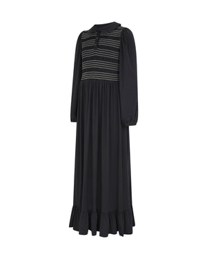 HARPER STITCHED SMOCKED MAXI