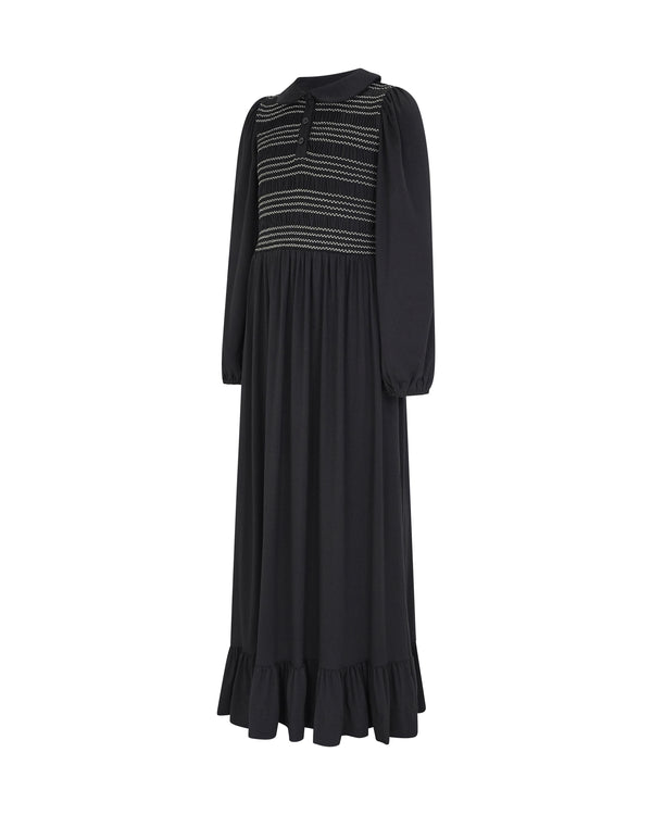 HARPER STITCHED SMOCKED MAXI