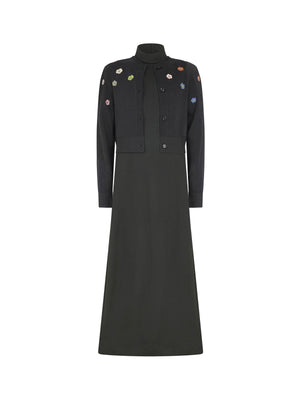 AVA EMBROIDERED CARDI MAXI