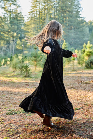 CHLOE CRUSHED VELVET MAXI