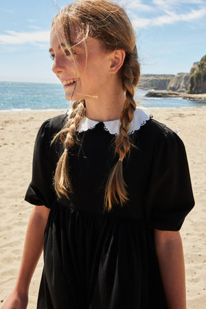 MADISON CONTRAST COLLAR MAXI