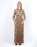 SILK PLEATED MAXI-PRINT