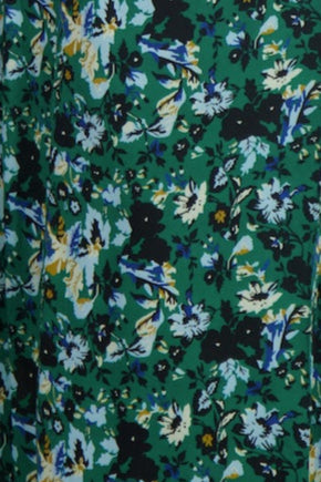 MOCK WRAP OVER MAXI-FLORAL