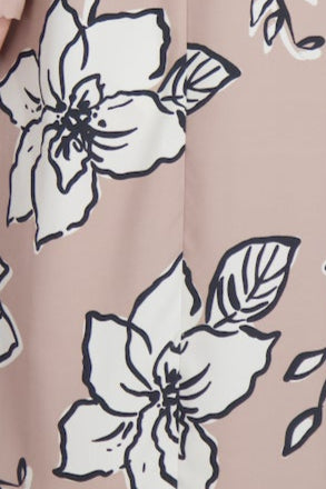 PLEATED MAXI -FLORAL
