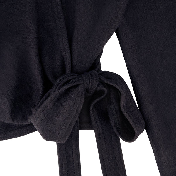 WRAP OVERLAY MAXI-BLACK