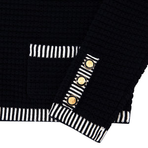 KNIT WEAVE OVERLAY MAXI