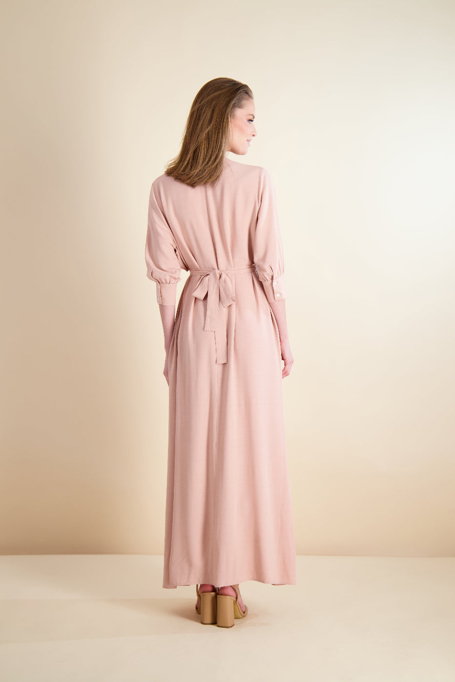 maxi rose dress ALLIE MAXI-ROSE ROSE / XS