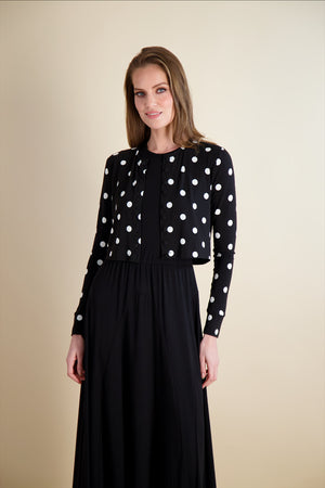CARDI OVERLAY SET-POLKA DOT