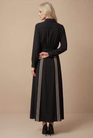 CONTRAST TRIM MAXI