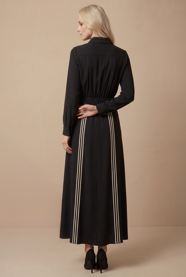 CONTRAST TRIM MAXI