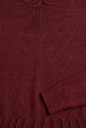 BOX PLEAT MAXI SET-BURGUNDY