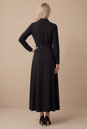 BELTED MAXI 2.0- BLACK