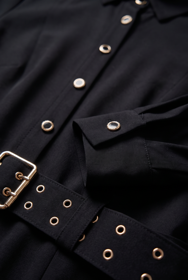 BELTED MAXI 2.0- BLACK
