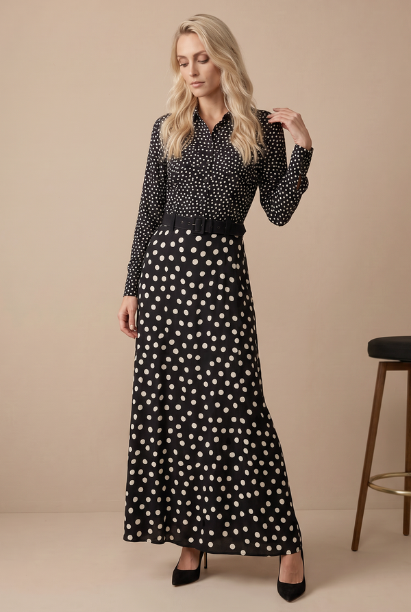POLKA DOT COMBO MAXI
