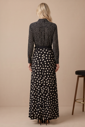 POLKA DOT COMBO MAXI