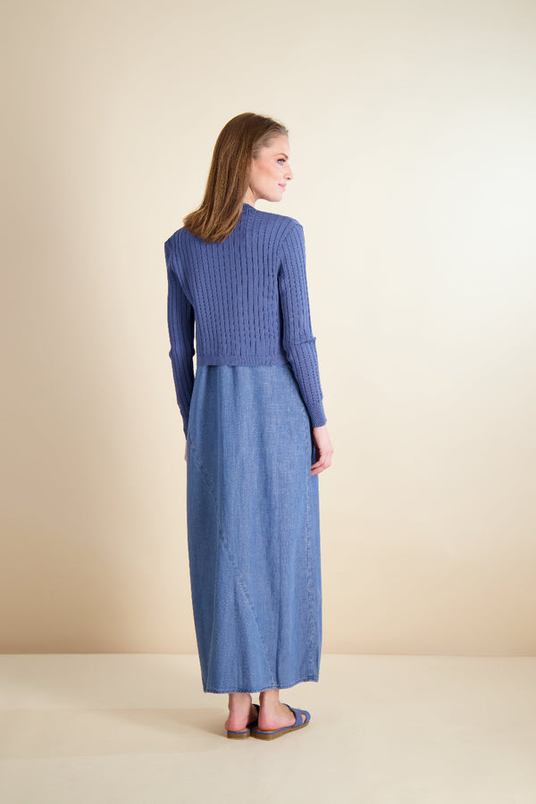 DENIM SEAM JUMPER