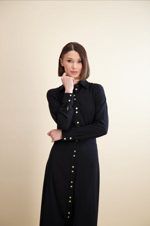 DOUBLE BUTTON MAXI