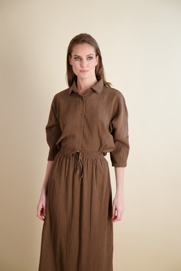 CRINKLE SET - TAN