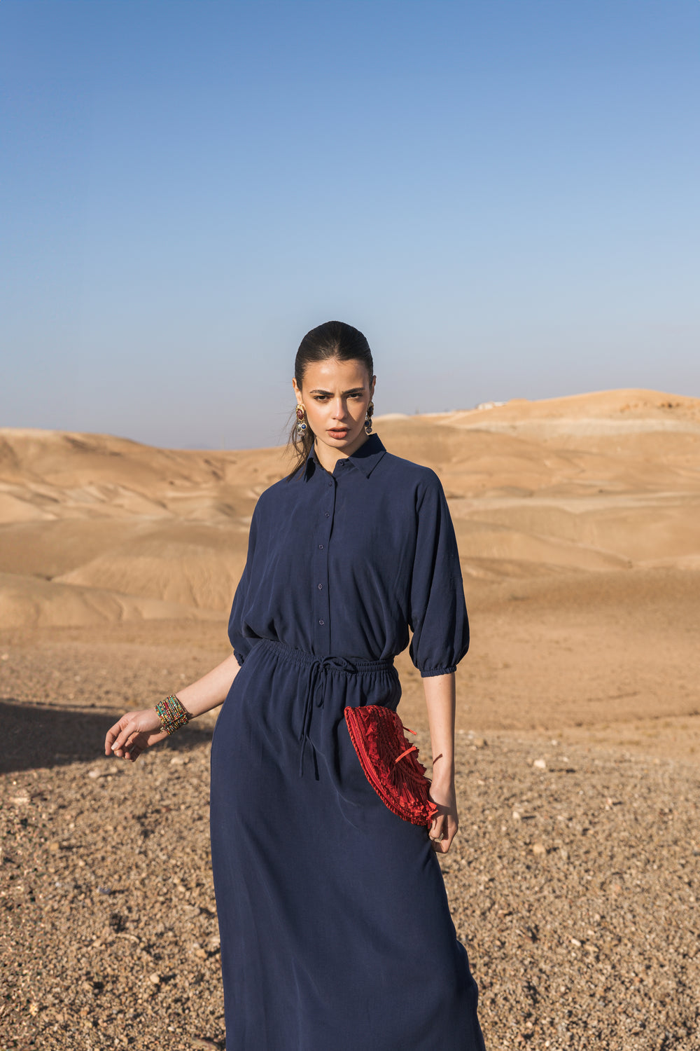 TENCEL SET -SUMMER NAVY