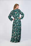 TIERED MAXI-ABSTRACT FLORAL