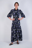 BUTTON FRONT MAXI - PRINTED